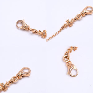 新品同様 CHROME HEARTS クロムハーツ 22K MASK ROLL-CHAIN 2 CLIP 22K マスク ロールチェーン 2クリップ マスクホルダー 重量22.37g 中古 4b012146