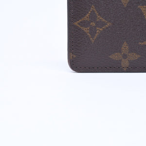 LOUIS VUITTON ルイヴィトン ポルトカルト サーンプル カードケース M60703 モノグラム ブラウン ワインレッド 美品 中古 4a007121