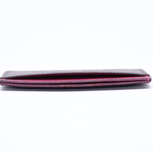 LOUIS VUITTON ルイヴィトン ポルトカルト サーンプル カードケース M60703 モノグラム ブラウン ワインレッド 美品 中古 4a007121