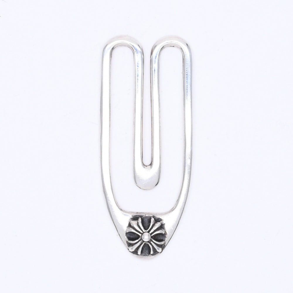 極美品 CHROME HEARTS クロムハーツ PAPER CLIP ペーパークリップ マネークリップ 重量約10.43g 925刻印 シルバー925 中古 4a007135