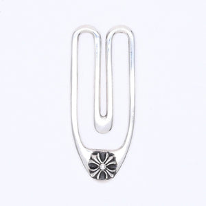 極美品 CHROME HEARTS クロムハーツ PAPER CLIP ペーパークリップ マネークリップ 重量約10.43g 925刻印 シルバー925 中古 4a007135