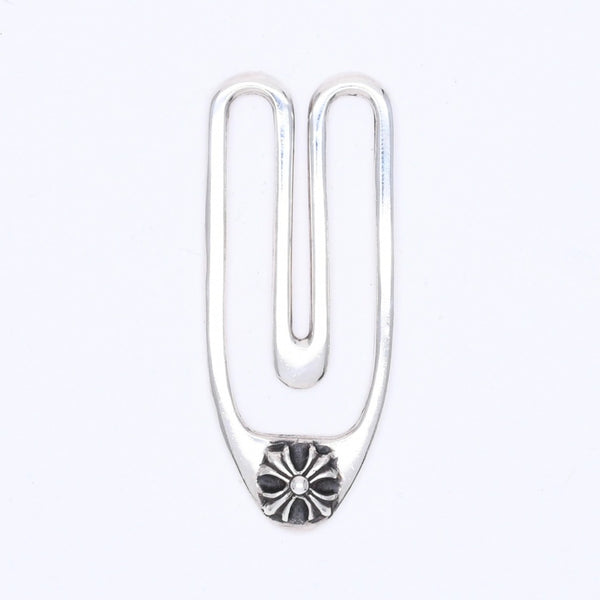 極美品 CHROME HEARTS クロムハーツ PAPER CLIP ペーパークリップ マネークリップ 重量約10.43g 925刻印 シルバー925 中古 4a007135