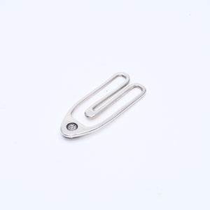 極美品 CHROME HEARTS クロムハーツ PAPER CLIP ペーパークリップ マネークリップ 重量約10.43g 925刻印 シルバー925 中古 4a007135