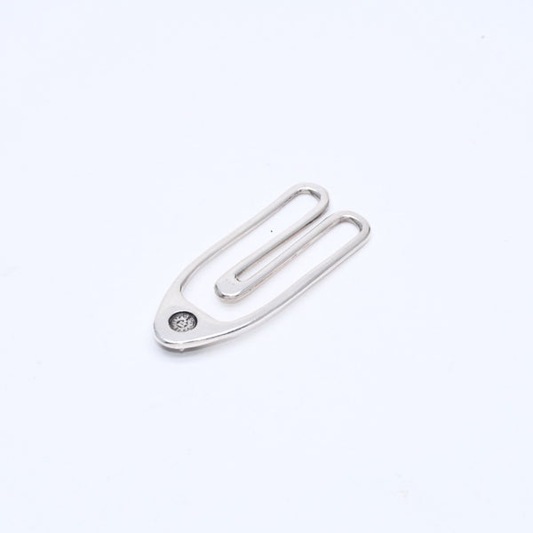 極美品 CHROME HEARTS クロムハーツ PAPER CLIP ペーパークリップ マネークリップ 重量約10.43g 925刻印 シルバー925 中古 4a007135