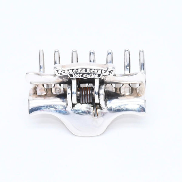 極美品 CHROME HEARTS クロムハーツ HAIR CLIP CH PLUS ヘアクリップ CHプラス 重量約22.49g スターリングシルバー 中古 4a007129