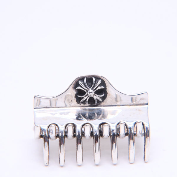 極美品 CHROME HEARTS クロムハーツ HAIR CLIP CH PLUS ヘアクリップ CHプラス 重量約22.49g スターリングシルバー 中古 4a007129