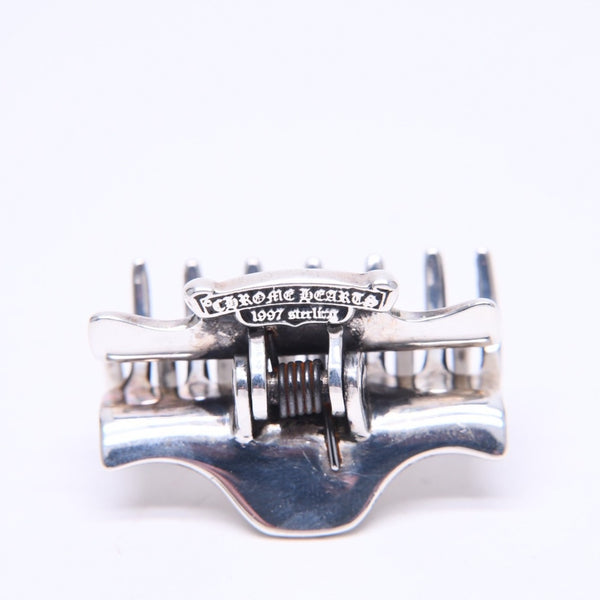 極美品 CHROME HEARTS クロムハーツ HAIR CLIP CH PLUS ヘアクリップ CHプラス 重量約22.49g スターリングシルバー 中古 4a007129