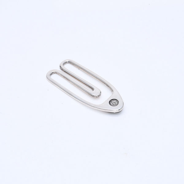 極美品 CHROME HEARTS クロムハーツ PAPER CLIP ペーパークリップ マネークリップ 重量約10.43g 925刻印 シルバー925 中古 4a007135