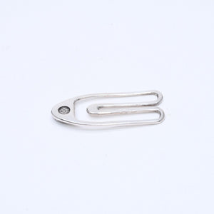 極美品 CHROME HEARTS クロムハーツ PAPER CLIP ペーパークリップ マネークリップ 重量約10.43g 925刻印 シルバー925 中古 4a007135