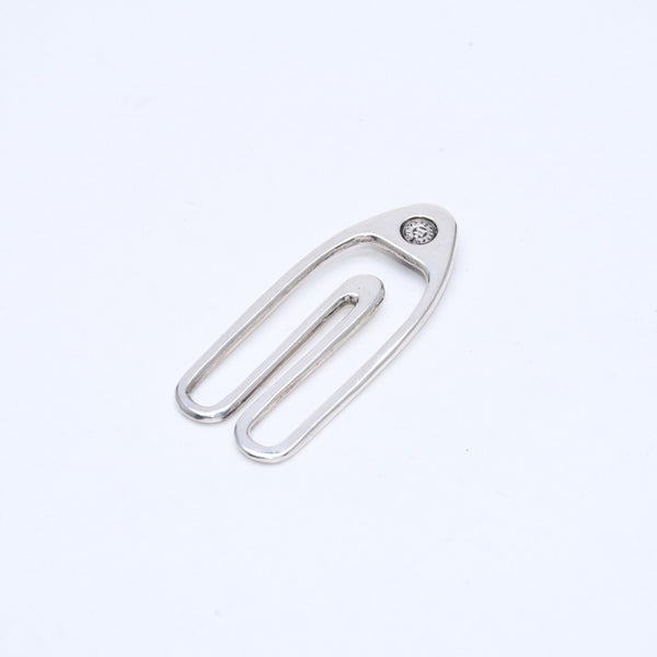 極美品 CHROME HEARTS クロムハーツ PAPER CLIP ペーパークリップ マネークリップ 重量約10.43g 925刻印 シルバー925 中古 4a007135