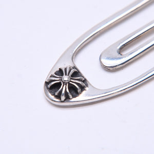 極美品 CHROME HEARTS クロムハーツ PAPER CLIP ペーパークリップ マネークリップ 重量約10.43g 925刻印 シルバー925 中古 4a007135
