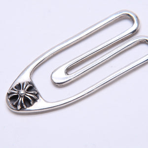 極美品 CHROME HEARTS クロムハーツ PAPER CLIP ペーパークリップ マネークリップ 重量約10.43g 925刻印 シルバー925 中古 4a007135