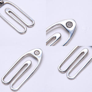 極美品 CHROME HEARTS クロムハーツ PAPER CLIP ペーパークリップ マネークリップ 重量約10.43g 925刻印 シルバー925 中古 4a007135