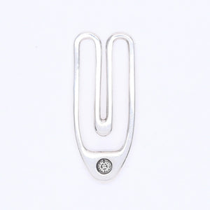 極美品 CHROME HEARTS クロムハーツ PAPER CLIP ペーパークリップ マネークリップ 重量約10.43g 925刻印 シルバー925 中古 4a007135