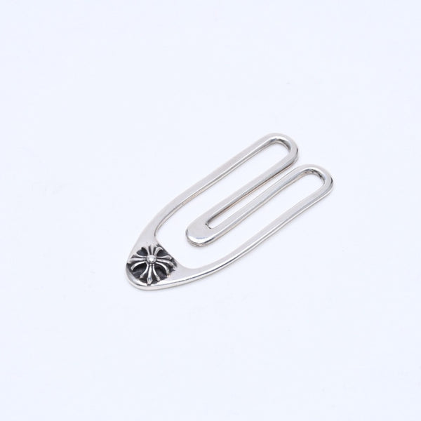 極美品 CHROME HEARTS クロムハーツ PAPER CLIP ペーパークリップ マネークリップ 重量約10.43g 925刻印 シルバー925 中古 4a007135