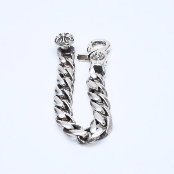 極美品 CHROME HEARTS クロムハーツ CLSC CHN LNK 13LINK クラシックチェーンリンク クリップ ブレスレット 13リンク 重量約120.49g 中古 4a007124