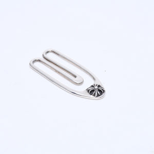 極美品 CHROME HEARTS クロムハーツ PAPER CLIP ペーパークリップ マネークリップ 重量約10.43g 925刻印 シルバー925 中古 4a007135