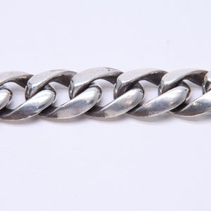 極美品 CHROME HEARTS クロムハーツ CLSC CHN LNK 13LINK クラシックチェーンリンク クリップ ブレスレット 13リンク 重量約120.49g 中古 4a007124