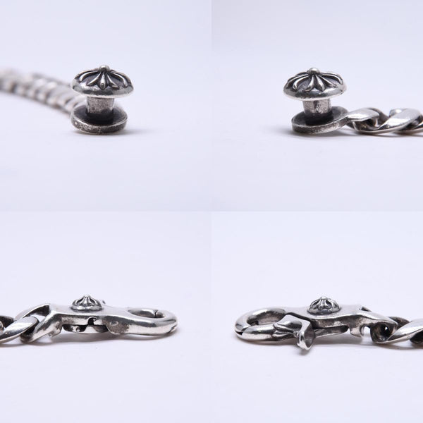 極美品 CHROME HEARTS クロムハーツ CLSC CHN LNK 13LINK クラシックチェーンリンク クリップ ブレスレット 13リンク 重量約120.49g 中古 4a007124