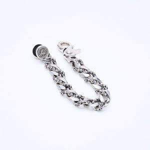 極美品 CHROME HEARTS クロムハーツ FNCY CHN LNK 15LINK ファンシーチェーンリンク クリップ ブレスレット 15リンク 重量約137.25g 中古 4a007125