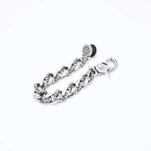 極美品 CHROME HEARTS クロムハーツ FNCY CHN LNK 15LINK ファンシーチェーンリンク クリップ ブレスレット 15リンク 重量約137.25g 中古 4a007125