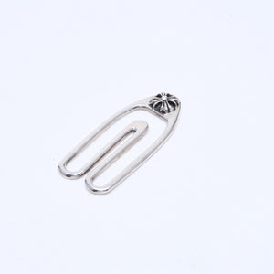 極美品 CHROME HEARTS クロムハーツ PAPER CLIP ペーパークリップ マネークリップ 重量約10.43g 925刻印 シルバー925 中古 4a007135