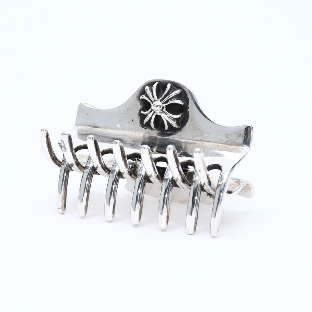 極美品 CHROME HEARTS クロムハーツ HAIR CLIP CH PLUS ヘアクリップ CHプラス 重量約22.49g スターリングシルバー 中古 4a007129