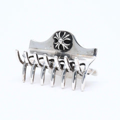 極美品 CHROME HEARTS クロムハーツ HAIR CLIP CH PLUS ヘアクリップ CHプラス 重量約22.49g スターリングシルバー 中古 4a007129