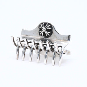 極美品 CHROME HEARTS クロムハーツ HAIR CLIP CH PLUS ヘアクリップ CHプラス 重量約22.49g スターリングシルバー 中古 4a007129