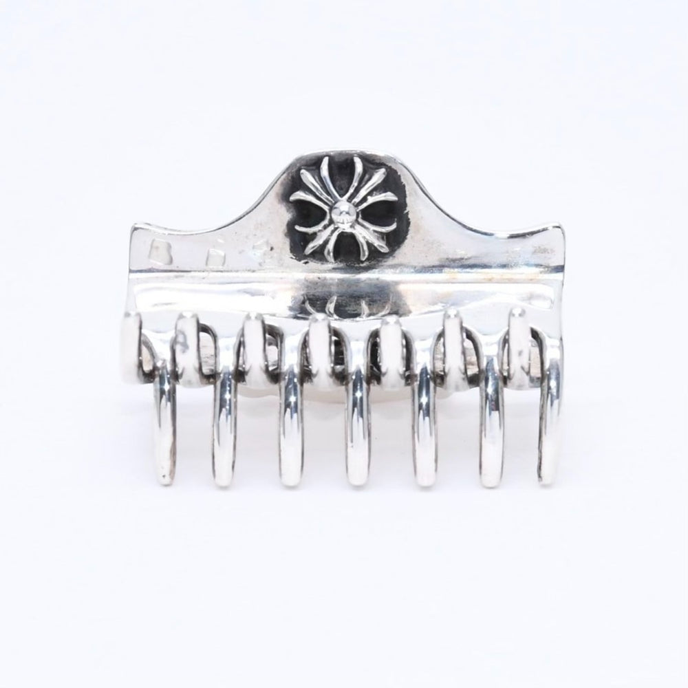 極美品 CHROME HEARTS クロムハーツ HAIR CLIP CH PLUS ヘアクリップ CHプラス 重量約22.49g スターリングシルバー 中古 4a007129