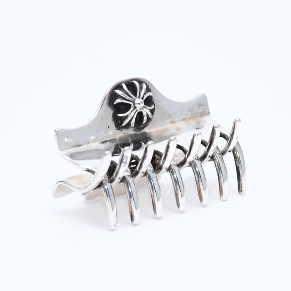 極美品 CHROME HEARTS クロムハーツ HAIR CLIP CH PLUS ヘアクリップ CHプラス 重量約22.49g スターリングシルバー 中古 4a007129