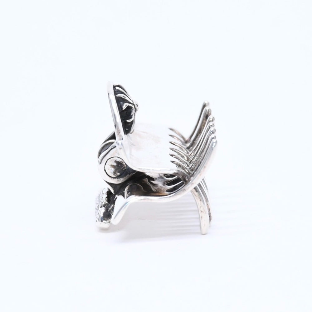 極美品 CHROME HEARTS クロムハーツ HAIR CLIP CH PLUS ヘアクリップ CHプラス 重量約22.49g スターリングシルバー 中古 4a007129