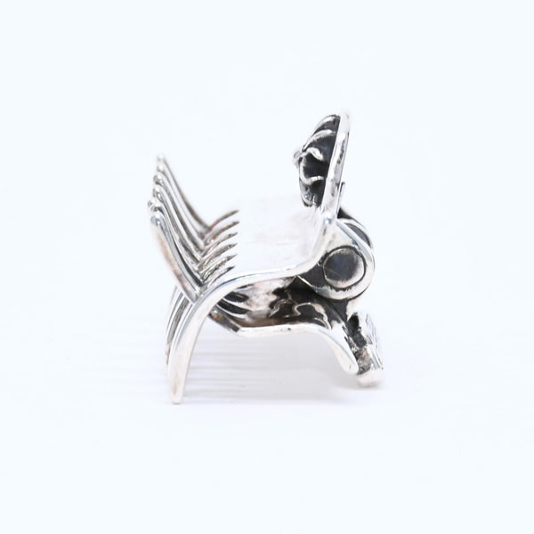 極美品 CHROME HEARTS クロムハーツ HAIR CLIP CH PLUS ヘアクリップ CHプラス 重量約22.49g スターリングシルバー 中古 4a007129