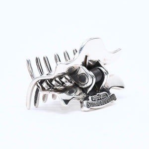 極美品 CHROME HEARTS クロムハーツ HAIR CLIP CH PLUS ヘアクリップ CHプラス 重量約22.49g スターリングシルバー 中古 4a007129