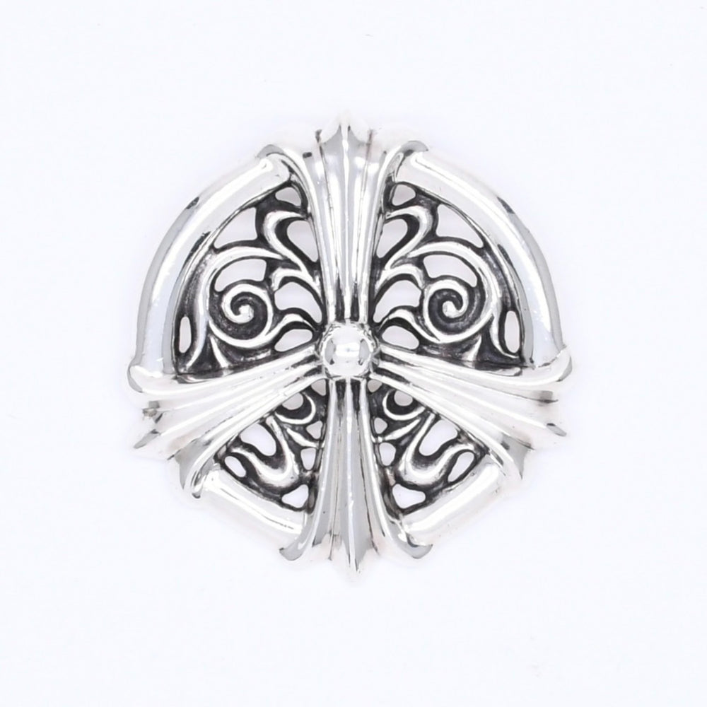 極美品 CHROME HEARTS クロムハーツ PEACE MEDALLION ピース メダリオン ペンダントトップ 重量約86.55g シルバー925 中古 4a007136