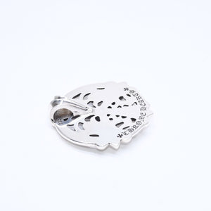 極美品 CHROME HEARTS クロムハーツ PEACE MEDALLION ピース メダリオン ペンダントトップ 重量約86.55g シルバー925 中古 4a007136