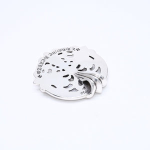 極美品 CHROME HEARTS クロムハーツ PEACE MEDALLION ピース メダリオン ペンダントトップ 重量約86.55g シルバー925 中古 4a007136