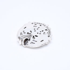 極美品 CHROME HEARTS クロムハーツ PEACE MEDALLION ピース メダリオン ペンダントトップ 重量約86.55g シルバー925 中古 4a007136
