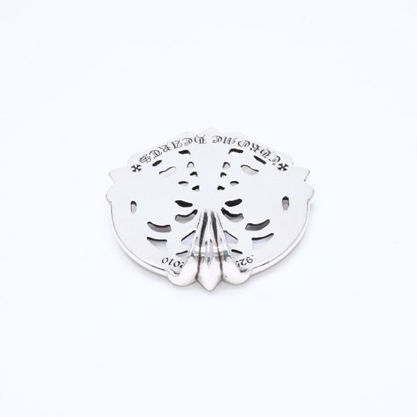 極美品 CHROME HEARTS クロムハーツ PEACE MEDALLION ピース メダリオン ペンダントトップ 重量約86.55g シルバー925 中古 4a007136