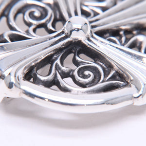 極美品 CHROME HEARTS クロムハーツ PEACE MEDALLION ピース メダリオン ペンダントトップ 重量約86.55g シルバー925 中古 4a007136
