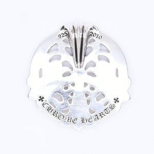 極美品 CHROME HEARTS クロムハーツ PEACE MEDALLION ピース メダリオン ペンダントトップ 重量約86.55g シルバー925 中古 4a007136