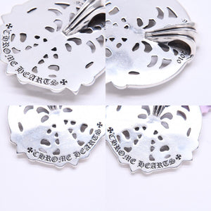 極美品 CHROME HEARTS クロムハーツ PEACE MEDALLION ピース メダリオン ペンダントトップ 重量約86.55g シルバー925 中古 4a007136