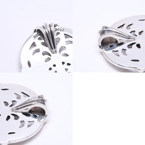 極美品 CHROME HEARTS クロムハーツ PEACE MEDALLION ピース メダリオン ペンダントトップ 重量約86.55g シルバー925 中古 4a007136