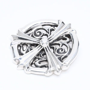 極美品 CHROME HEARTS クロムハーツ PEACE MEDALLION ピース メダリオン ペンダントトップ 重量約86.55g シルバー925 中古 4a007136
