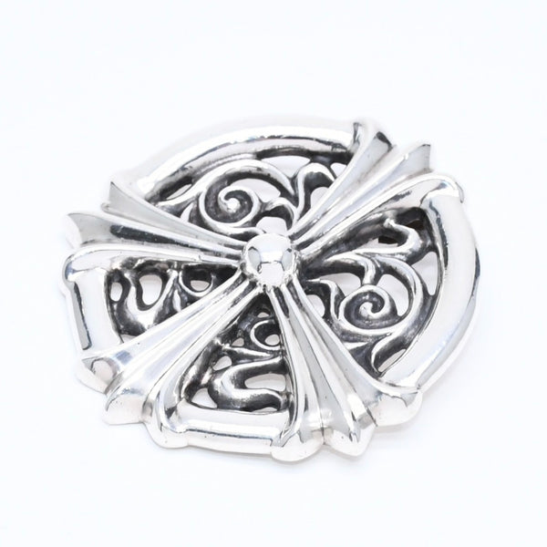 極美品 CHROME HEARTS クロムハーツ PEACE MEDALLION ピース メダリオン ペンダントトップ 重量約86.55g シルバー925 中古 4a007136