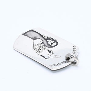 CHROME HEARTS クロムハーツ D/TAG LRG RS FU AMERICAN FLAG リチャード スターク ラージドッグタグ 重量約24.44g 美品 中古 4a007126