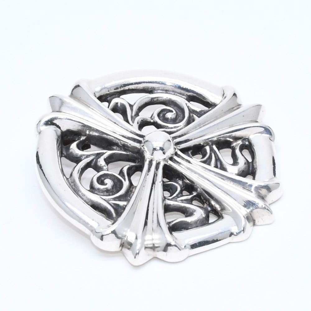 極美品 CHROME HEARTS クロムハーツ PEACE MEDALLION ピース メダリオン ペンダントトップ 重量約86.55g シルバー925 中古 4a007136