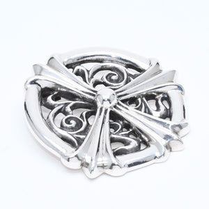 極美品 CHROME HEARTS クロムハーツ PEACE MEDALLION ピース メダリオン ペンダントトップ 重量約86.55g シルバー925 中古 4a007136