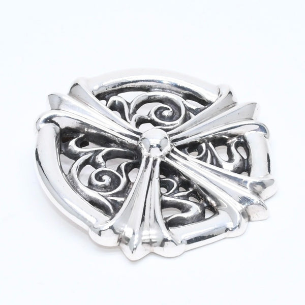 極美品 CHROME HEARTS クロムハーツ PEACE MEDALLION ピース メダリオン ペンダントトップ 重量約86.55g シルバー925 中古 4a007136