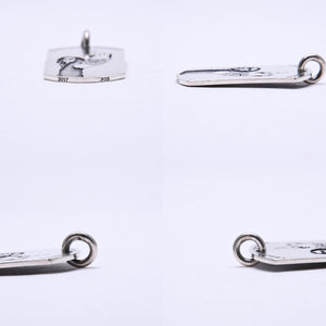 CHROME HEARTS クロムハーツ D/TAG LRG RS FU AMERICAN FLAG リチャード スターク ラージドッグタグ 重量約24.44g 美品 中古 4a007126